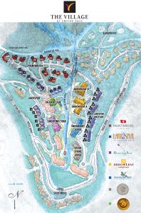 Village Map at Empire Pass Park City Utah